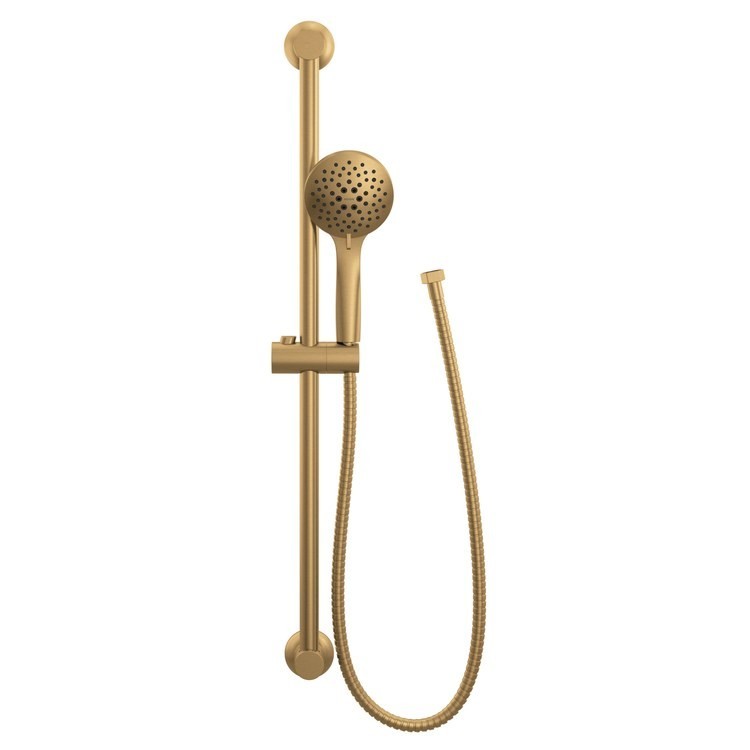 Moen 3558EPBZG Eco-Performance Hand Shower handheld with Slide Bar Brushed Gold